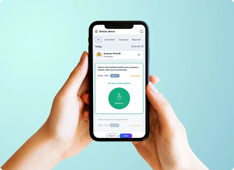 Track time on job location
